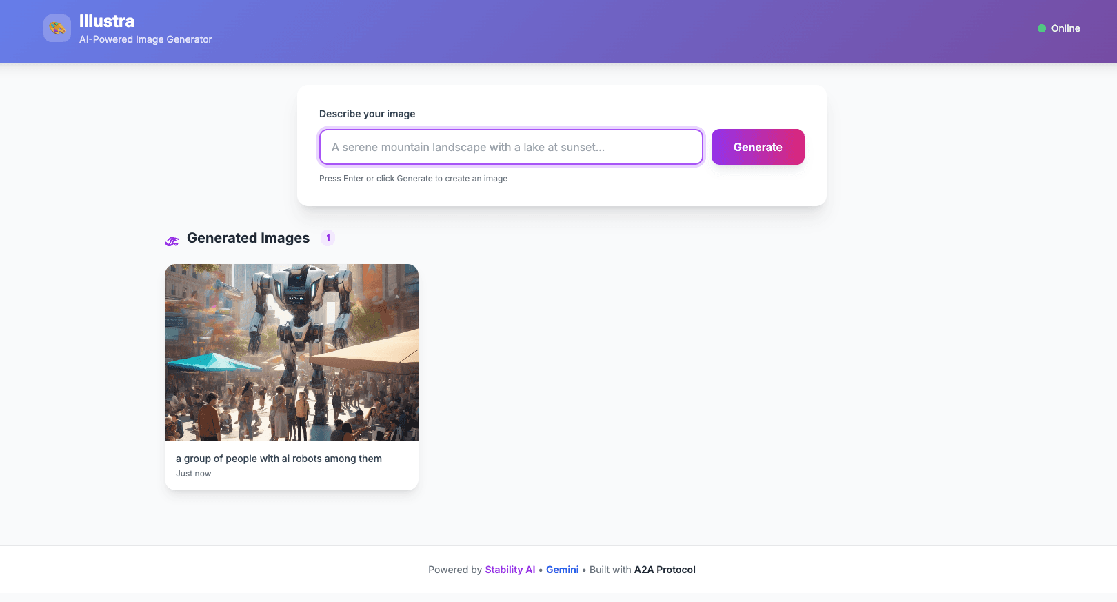 Building Illustra — AI Image Generation with A2A Protocol